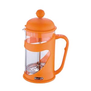 Konvička na čaj a kávu French Press 800 ml oranžová