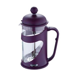 Konvička na čaj a kávu French Press 600 ml fialová