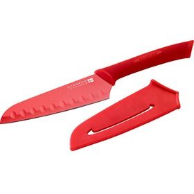 Santoku nůž červený SCANPAN 14 cm