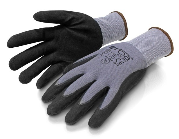 Pracovní rukavice M polyesterové potažené latexem