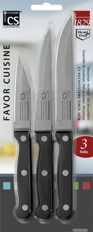 Nůž kuchyňský - sada 3 ks FAVOR CUSINE