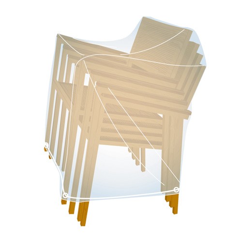 Obal na složené (stohované) židle (rozměr 102 x 61x 61 cm)