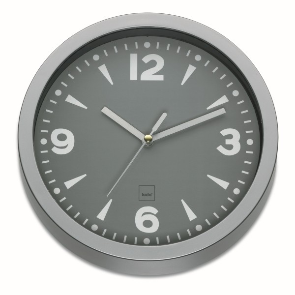 Nástěnné hodiny FLORENZ 20 cm šedá